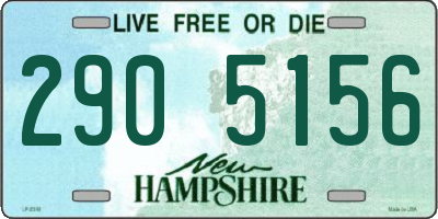 NH license plate 2905156