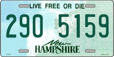 NH license plate 2905159