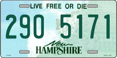 NH license plate 2905171