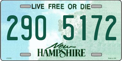 NH license plate 2905172