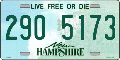 NH license plate 2905173