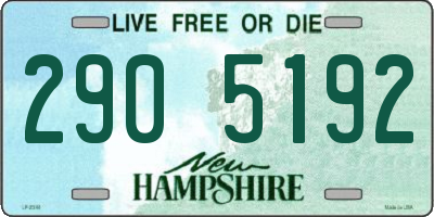 NH license plate 2905192