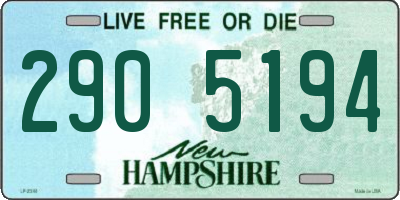NH license plate 2905194