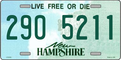 NH license plate 2905211