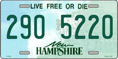 NH license plate 2905220