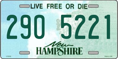 NH license plate 2905221