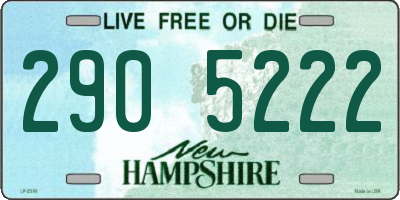 NH license plate 2905222