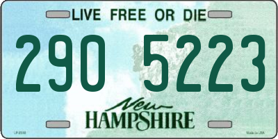 NH license plate 2905223