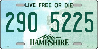 NH license plate 2905225