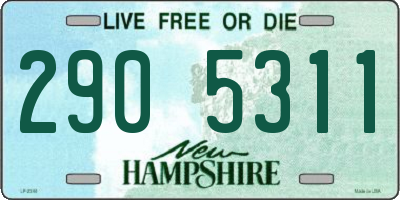 NH license plate 2905311
