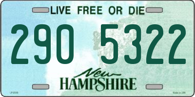 NH license plate 2905322