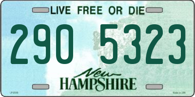 NH license plate 2905323