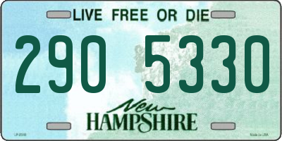 NH license plate 2905330