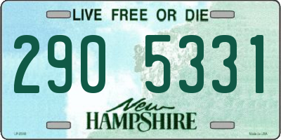 NH license plate 2905331