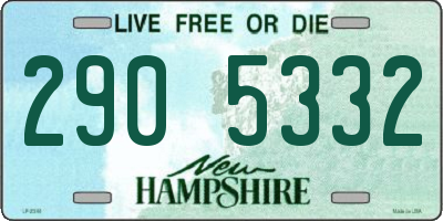 NH license plate 2905332
