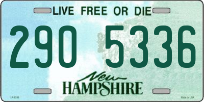 NH license plate 2905336
