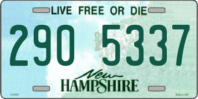 NH license plate 2905337