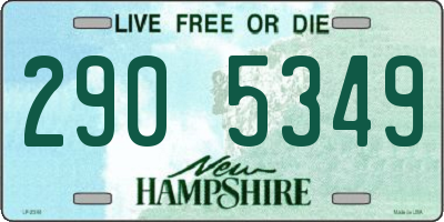 NH license plate 2905349