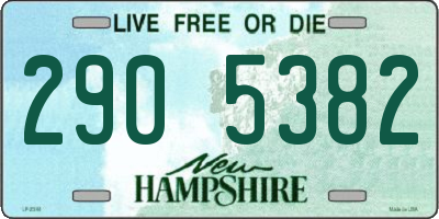 NH license plate 2905382