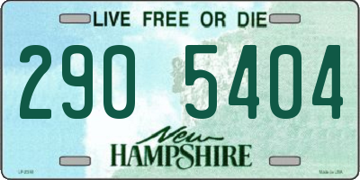 NH license plate 2905404