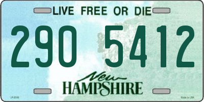 NH license plate 2905412