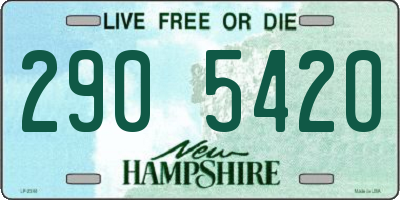 NH license plate 2905420