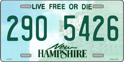 NH license plate 2905426