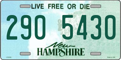 NH license plate 2905430