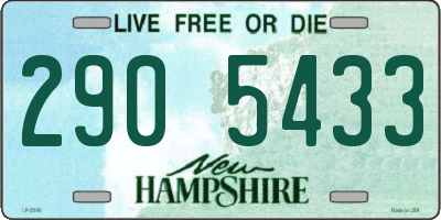 NH license plate 2905433