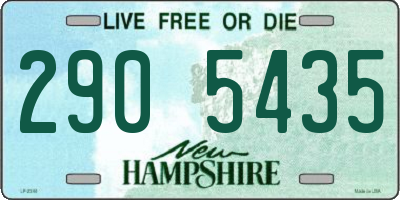 NH license plate 2905435