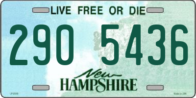 NH license plate 2905436