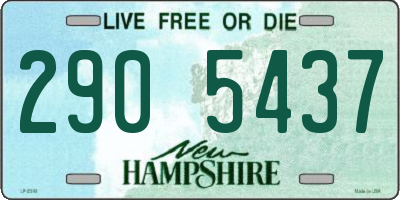 NH license plate 2905437