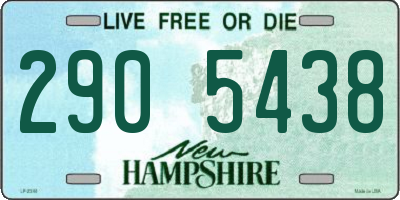 NH license plate 2905438