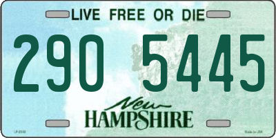 NH license plate 2905445