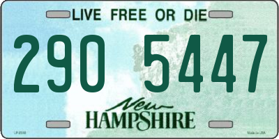 NH license plate 2905447