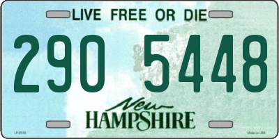 NH license plate 2905448