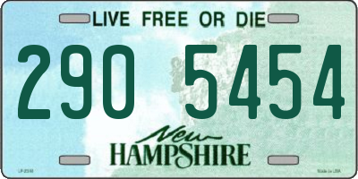 NH license plate 2905454
