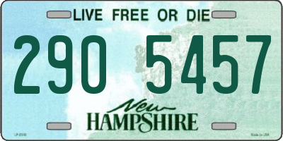 NH license plate 2905457