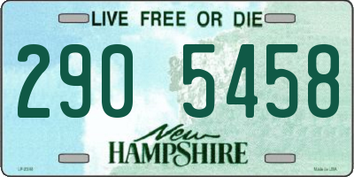 NH license plate 2905458