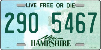 NH license plate 2905467