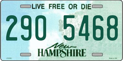 NH license plate 2905468
