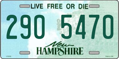 NH license plate 2905470