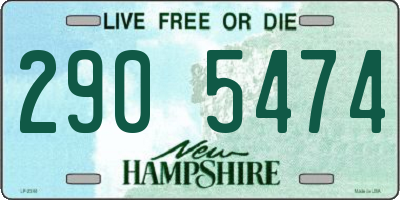 NH license plate 2905474