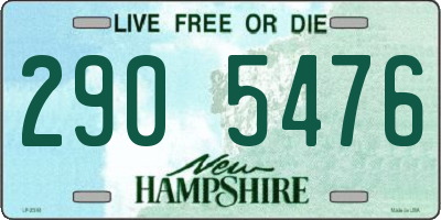 NH license plate 2905476