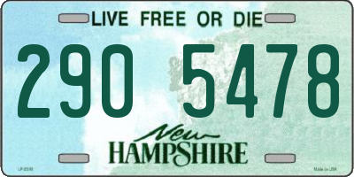 NH license plate 2905478