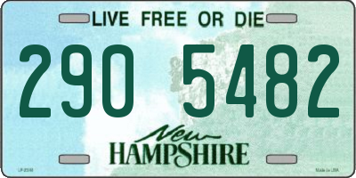 NH license plate 2905482