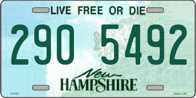NH license plate 2905492