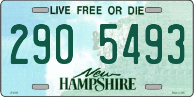 NH license plate 2905493
