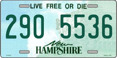 NH license plate 2905536
