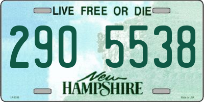 NH license plate 2905538